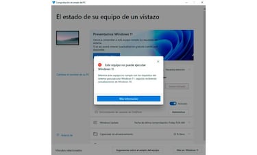 Windows 11: cómo solucionar el error “Este equipo no puede ejecutar Windows 11”