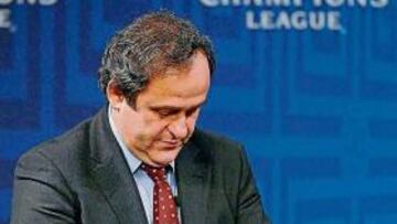 Michel Platini, presidente de la UEFA