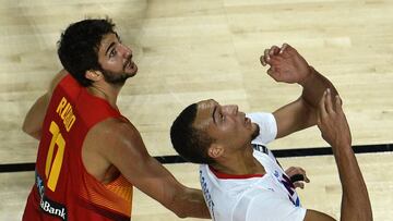 Gobert olvida las rencillas con Ricky por la rivalidad Espa?a-Francia