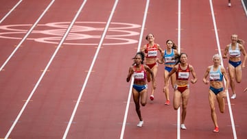 Natalia Romero, del Equipo Español, en la eliminatoria de 800 metros lisos de atletismo durante los JJOO 2020, a 30 de julio, 2021 en Tokio, Japón SportMedia / Europa Press 30/07/2021