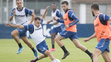 Sergio Herrera, con molestias en el hombro