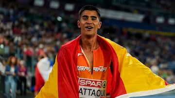 Moha Attaoui, en los Europeos de Roma 2024.