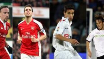 Pasarela Cibeles en París: Ribéry, Cesc, Navas y Silva