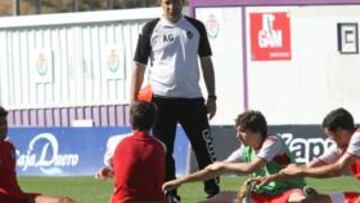 <b>CONTENTO. </b>Gómez afronta estos partidos con un optimismo que quedó reflejado en la sala de prensa.