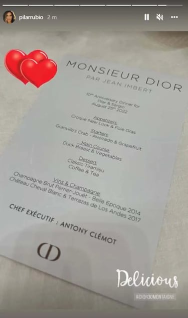 La exclusiva cena de Sergio Ramos y Pilar Rubio para celebrar su décimo aniversario