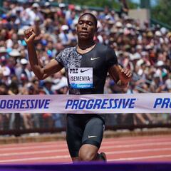 Ortega gana en vallas en el regreso de Semenya al 800