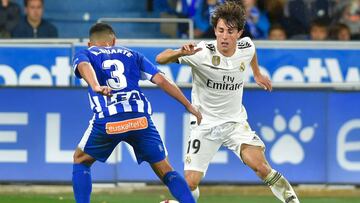 1x1 del Madrid: s車lo Odriozola estuvo a su nivel ante el Alav谷s