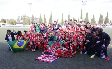 El Atlético Femenino, campeón de la Liga Iberdrola