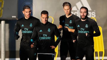 Zidane empezó a preparar el derbi sin Cristiano, Isco y Keylor