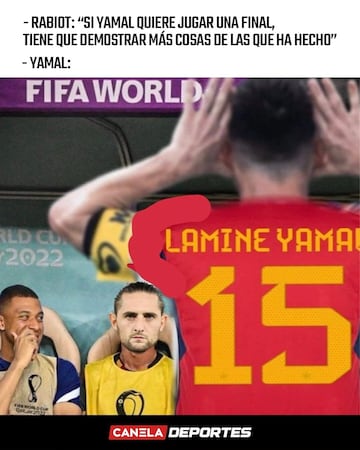 Lamine y la victoria española, protagonistas de los memes de la semifinal