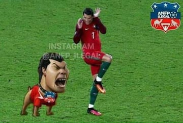 Los memes del triunfo de Chile ante Portugal de Cristiano