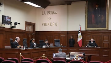 CIUDAD DE MÉXICO, 09JULIO2024.- El Pleno de la Suprema Corte de Justicia de la Nación (SCJN) invalidó diversas disposiciones de la Ley de Agua Potable y alcantarillado del Estado de Sinaloa. La sesión fue presidida por el ministro Luis María Aguilar. FOTO: SCJN/CUARTOSCURO.COM