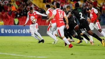 El VAR define duelo entre Cali y Santa Fe en Sudamericana
