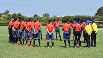 La Selección Colombia Sub 17 tuvo su primer entrenamiento en Perú