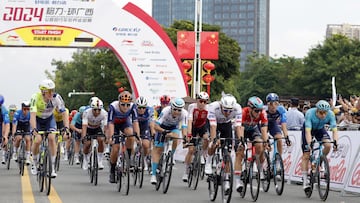 Molano y sus sensaciones tras terminar tercero en la primera jornada de Guangxi.