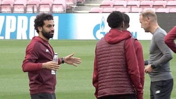 El Liverpool pisó el Camp Nou tras el lío del templo: ¿Alucinó Salah con el ancho del campo?