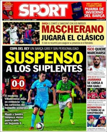 Portadas de la prensa mundial