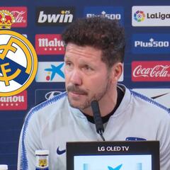 Simeone takes swipe at Madrid: "Barça see Atlético as their main rivals"