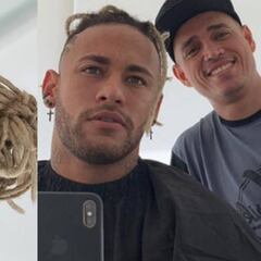 Neymar estrena su peinado más extravagante y luce rastas rubias