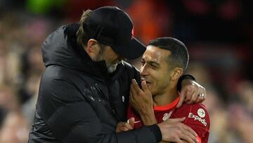 Klopp y Thiago.