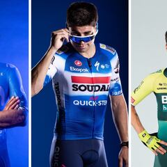 Nairo Quintana, Landa y Roglic ya lucen sus nuevos maillots para 2024