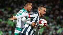 Santos Laguna - Monterrey (0-0): resumen del partido