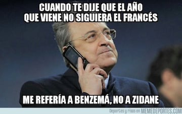 Los mejores memes de la dimisión de Zidane