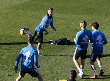 02/01/19 ENTRENAMIENTO REAL MADRID SERGIO RAMOS GRUPO