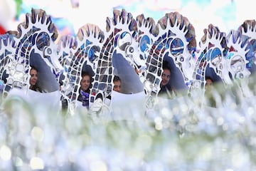 Así fue la ceremonia inaugural de la Copa Confederaciones en San Petersburgo. 