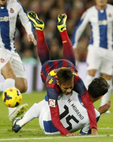Barcelona-Espanyol. Neymar.