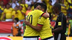 Falcao y James, por su primer gol a Argentina en la era Pékerman