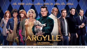 ¿Quieres una entrada doble para ver ARGYLLE, la película de espías del año? ¡Participa!