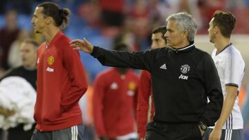 Ibrahimovic y Mourinho empiezan con el United.