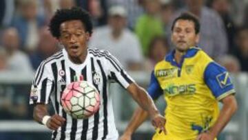 Luego de 130 minutos entre Serie A y Champions, Cuadrado busca su primera anotación con la Juve.