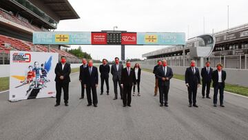 Foto de familia de la presentación del GP de España en Montmeló.