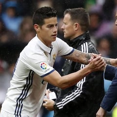 Semana clave para que James defina su futuro en el Madrid