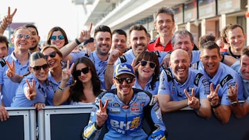 Álex Márquez fue segundo en la Q2 y en el esprint.