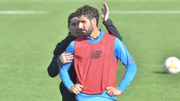 Marcelino, con Raúl García