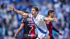 during the game Puebla vs Atlas, corresponding to second leg match Quarterfinal of the Torneo Clausura Guard1anes 2021 of the Liga BBVA MX, at Cuauhtemoc Stadium, on May 15, 2021.
 
 &amp;lt;br&amp;gt;&amp;lt;br&amp;gt;
 
 durante el partido Puebla vs Atl