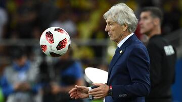 Jos&eacute; P&eacute;kerman durante el partido entre la Selecci&oacute;n Colombia ante Inglaterra por los octavos de final del Mundial Rusia 2018