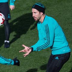 Ramos disputará ante el Leganés sus primeros minutos de 2018