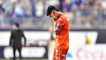 Roberto Meraz of Mazatlan during the match between Philadelphia Union and Mazatlan FC as part of Quarterfinal of the 2024 Leagues Cup at Subaru Park Stadium on August 17, 2024 in Chester, Pensilvania, United States.