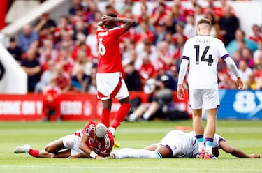 Las duras imágenes de la lesión de Danilo