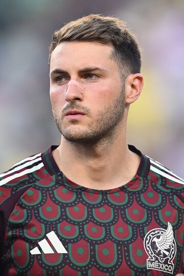    Portrait Santiago Gimenez of Mexican National Team (Mexico) prior to CONMEBOL Copa America USA 2024, at Kyle Stadium, June 08, 2024 at College Station, Texas, United States.