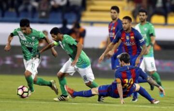 Al-Ahli 3-5 Barcelona: Friendly in Doha in pictures