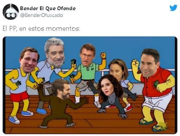 memes sobre la guerra en el Partido Popular