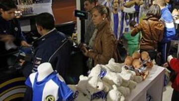 <b>MÁS GRANDE. </b>El Hércules tiene previsto triplicar el espacio de la tienda antes de final de temporada.