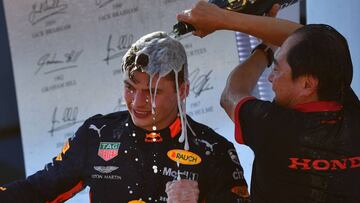 Verstappen y Tanabe.