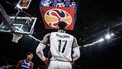 Dennis Schroder, durante el partido contra la Rep&uacute;blica Dominicana.