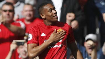 Anthony Martial, cerca de llegar a la A.S. Roma.